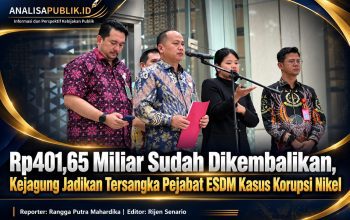 Rp401,65 Miliar Sudah Dikembalikan, Kejagung Jadikan Tersangka Pejabat ESDM Kasus Korupsi Nikel