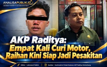 AKP Raditya: Empat Kali Curi Motor, Raihan Kini Siap Jadi Pesakitan
