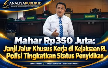 Mahar Rp350 Juta: Janji Jalur Khusus Kerja di Kejaksaan RI, Polisi Tingkatkan Status Penyidikan