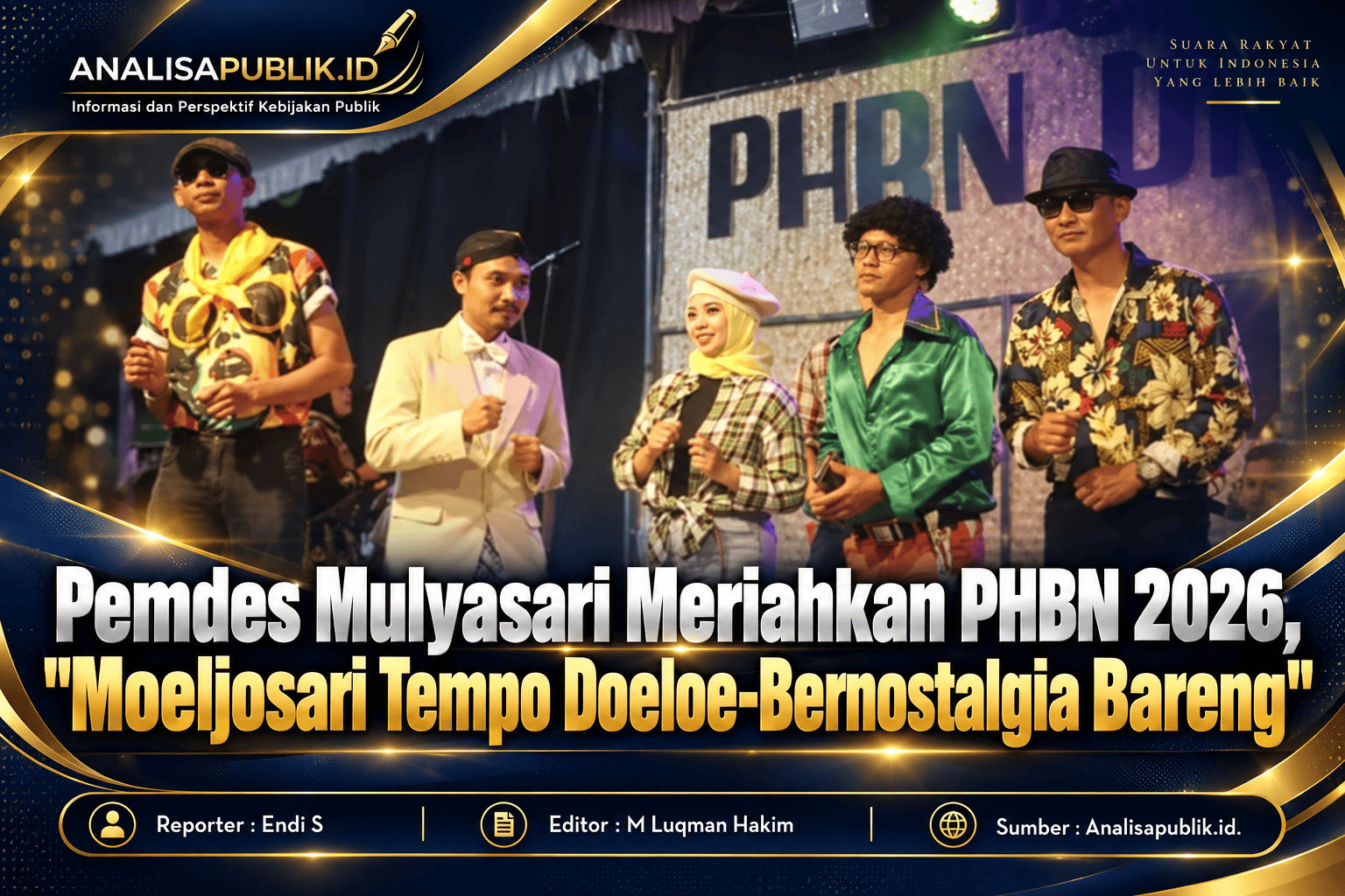 Pemdes Mulyasari Meriahkan PHBN 2026