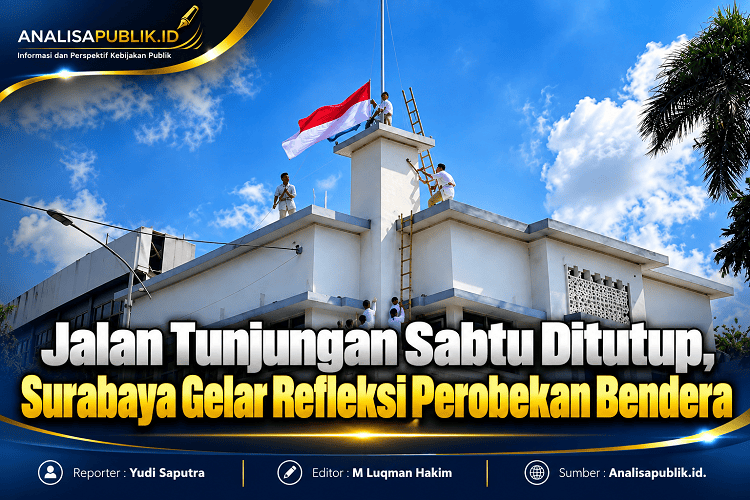 Jalan Tunjungan Sabtu Ditutup, Surabaya Gelar Refleksi Perobekan Bendera