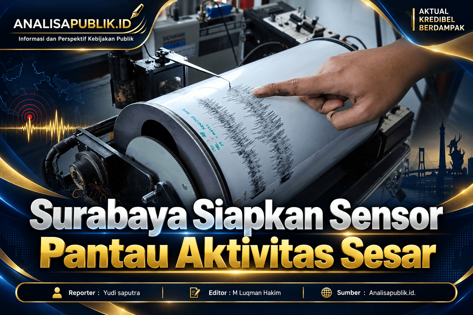 Surabaya Siapkan Sensor Pantau Aktivitas Sesar