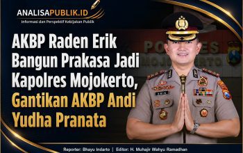 AKBP Raden Erik Bangun Prakasa Jadi Kapolres Mojokerto, Gantikan AKBP Andi Yudha Pranata