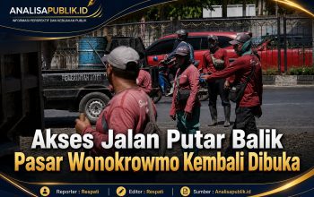 Akses Jalan Putar Balik Pasar Wonokromo Kembali Dibuka