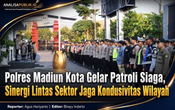 Polres Madiun Kota Gelar Patroli Siaga, Sinergi Lintas Sektor Jaga Kondusivitas Wilayah