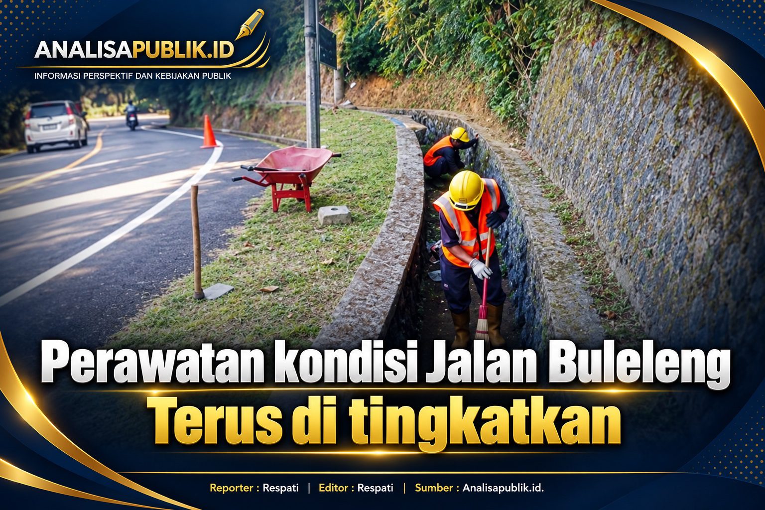 Perawatan kondisi Jalan Buleleng Terus di tingkatkan