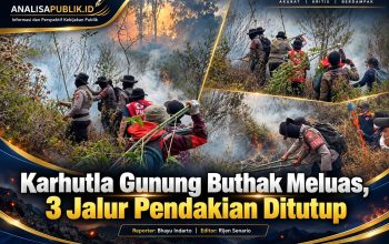 Karhutla Gunung Buthak Meluas, 3 Jalur Pendakian Ditutup