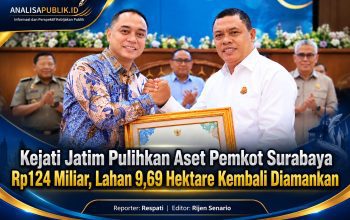 Kejati Jatim Pulihkan Aset Pemkot Surabaya Rp124 Miliar, Lahan 9,69 Hektare Kembali Diamankan