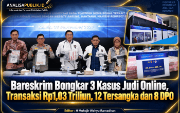 Bareskrim Bongkar 3 Kasus Judi Online, Transaksi Rp1,03 Triliun, 12 Tersangka dan 8 DPO