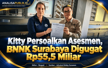Kitty Persoalkan Asesmen, BNNK Surabaya Digugat Rp55,5 Miliar