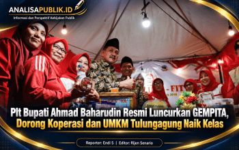 Plt Bupati Ahmad Baharudin Resmi Luncurkan GEMPITA, Dorong Koperasi dan UMKM Tulungagung Naik Kelas
