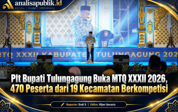 Plt Bupati Tulungagung Buka MTQ XXXII 2026, 470 Peserta dari 19 Kecamatan Berkompetisi