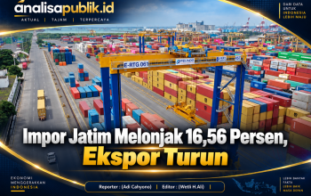 Impor Jatim Melonjak 16,56 Persen, Ekspor Turun