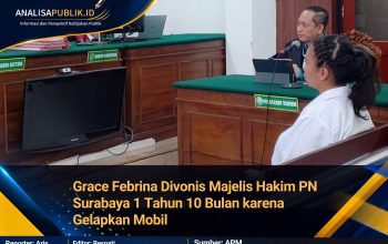 Grace Febrina Divonis Majelis Hakim PN Surabaya 1 Tahun 10 Bulan karena Gelapkan Mobil