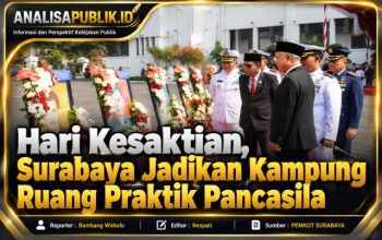 Hari Kesaktian, Surabaya Jadikan Kampung Ruang Praktik Pancasila