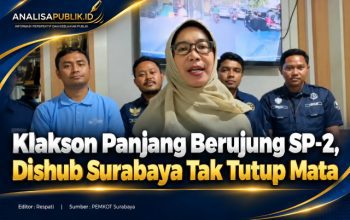 Klakson Panjang Berujung SP-2, Dishub Surabaya Tak Tutup Mata