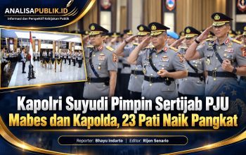 Kapolri Suyudi Pimpin Sertijab PJU Mabes dan Kapolda, 23 Pati Naik Pangkat