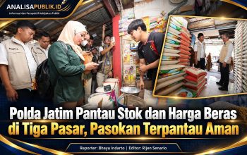 Polda Jatim Pantau Stok dan Harga Beras di Tiga Pasar, Pasokan Terpantau Aman