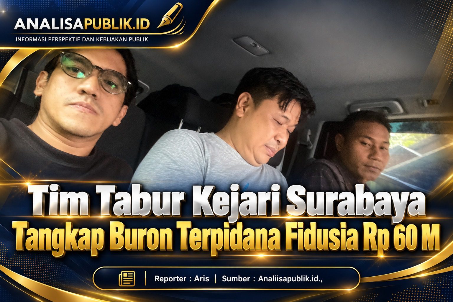 Tim Tabur Kejari Surabaya Tangkap Buron Terpidana Fidusia Rp 60 M