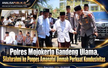 Polres Mojokerto Gandeng Ulama, Silaturahmi ke Ponpes Amanatul Ummah Perkuat Kondusivitas