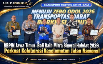 BBPJN Jawa Timur–Bali Raih Mitra Sinergi Hubdat 2026, Perkuat Kolaborasi Keselamatan Jalan Nasional