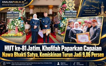 HUT ke-81 Jatim, Khofifah Paparkan Capaian Nawa Bhakti Satya, Kemiskinan Turun Jadi 9,06 Persen