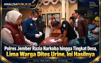 Polres Jember Razia Narkoba hingga Tingkat Desa, Lima Warga Dites Urine, Ini Hasilnya