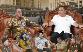 Mantapkan Sinergi Penegakan Hukum, Kajati Jatim Terima Audiensi Pejabat Baru Kakanwil Kemenkum Jatim