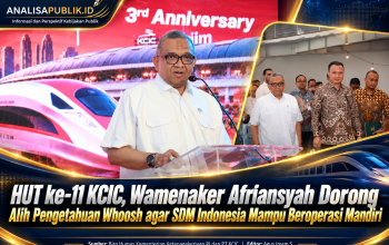 HUT ke-11 KCIC, Wamenaker Afriansyah Dorong Alih Pengetahuan Whoosh agar SDM Indonesia Mampu Beroperasi Mandiri