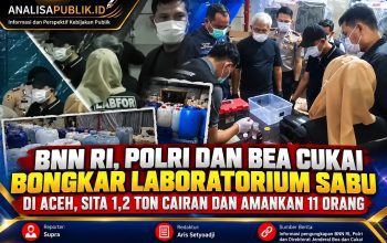 BNN RI, Polri dan Bea Cukai Bongkar Laboratorium Sabu di Aceh, Sita 1,2 Ton Cairan dan Amankan 11 Orang