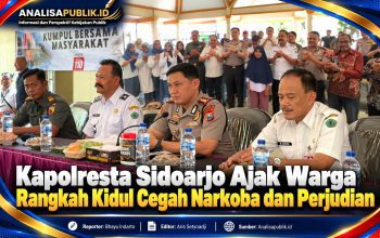 Kapolresta Sidoarjo Ajak Warga Rangkah Kidul Cegah Narkoba dan Perjudian